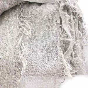 Faliero Sarti マフラー ストール ラメ グレー /YM