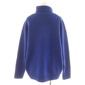ebure ニット セーター 長袖 タートルネック ウール カシミヤ混 青 ブルー 3610800500 /AN46