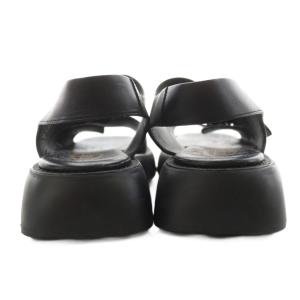 TOD'S サンダル ストラップ バックル レザー 35 ブラック