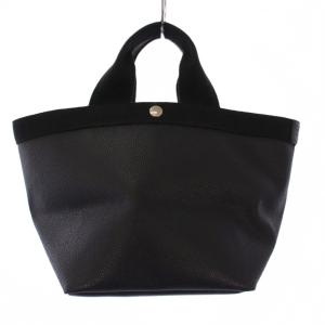 707GP リュクス舟型トートM トートバッグ ハンドバッグ ブラック /KH