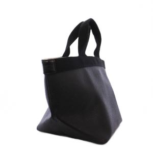 Hervé Chapelier 707GP リュクス舟型トートM トートバッグ ハンドバッグ ブラック /KH