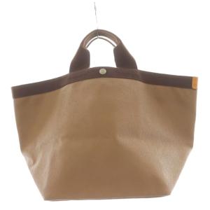 リュクス 舟型トート ハンドバッグ ブラウン 713GP