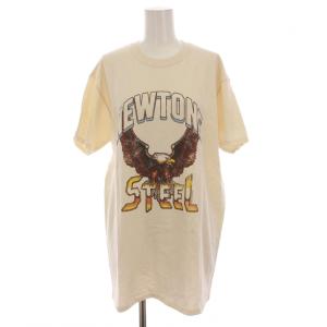 22SS NEWTONE ニュートーン STEEL Tシャツ カットソー 半袖 1 ナチュラル アイボリー