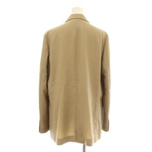 green label relaxing Greed グリード ダブル ジャケット テーラードジャケット 背抜き 金ボタン ウール混 40 ベージュ