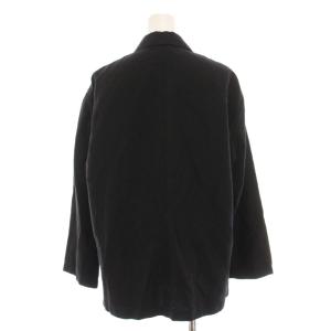 Framework 23SS 綿麻ポプリンテーラードジャケット アウター 36 黒 23010220605010 /YM