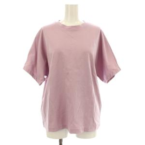 超長綿 スーピマコットン クルーネック Tシャツ カットソー 半袖 無地 38 ラベンダー 3210900265