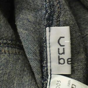 Senso unico キューブキューブ Cube?Cube デニム ジャンパースカート 11223005 ロング ワンピース