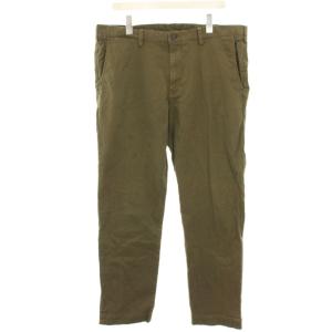 STRETCH CLASSIC FIT チノパンツ テーパードパンツ W36 L32 カーキ 0200017938
