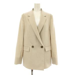 プレミアムオックスダブルジャケット テーラードジャケット L ライトベージュ 125204010 /KU