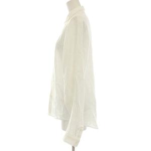 GALERIE VIE 21SS リネン ドルマンスリーブシャツ ブラウス 長袖 36 白 ホワイト 23011101234 /OR