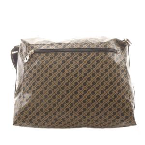 GHERARDINI ソフティ ショルダーバッグ 総柄 Gロゴ ナイロン 茶 ブラウン /AN1