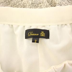 Drawer ラメカノコイージーパンツ スラックス F ベージュ 6514-299-1557