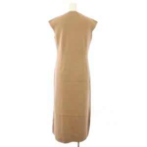 LOUNIE セットアップ クロップドニットジャケット スクエアネックニットワンピース ロング F ベージュ /TK