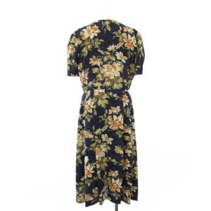 burberrys ヴィンテージ ワンピース 11AR ネイビー FMA47-487