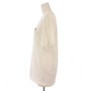 Maison Kitsuné フォックスヘッドTシャツ カットソー 半袖 クルーネック ワンポイント M 白 ホワイト AW00103KJ0005