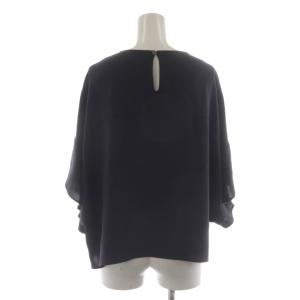 ADORE プルオーバー シャツ ブラウス 五分袖 紺 ネイビー /RR