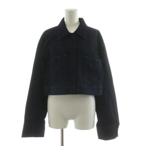 ショートデニムジャケット ジージャン Gジャン F ネイビー 163250003 /NQ