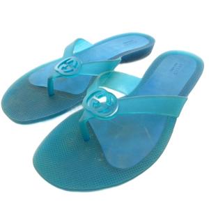 ビーチサンダル PVC 青 ブルー /BS