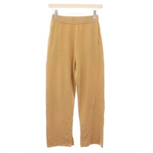 WOOL RIB KNIT SLIT PANTS ウールリブニットスリットパンツ スラックス イージー