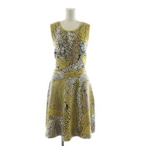 ノースリーブワンピース ひざ丈 M マルチカラー /NQ