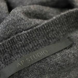 AP STUDIO 24AW ライトウールニットプルオーバー 24080586202030 ニット 長袖 薄手 ウール F