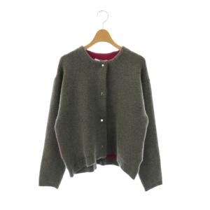 B.C STOCK 24AW 2層スムース編みニットブルゾン ニットジャケット F グレー /DF