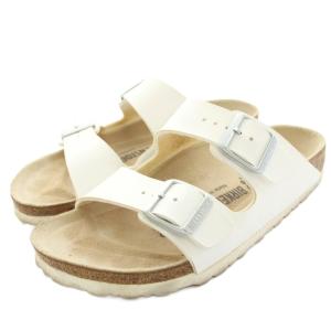 アリゾナ ARIZONA ビルコフロー サンダル フラット ベルト 23cm 白 ホワイト 051733