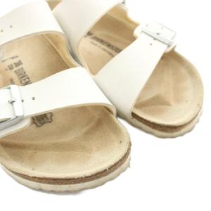 BIRKENSTOCK アリゾナ ARIZONA ビルコフロー サンダル フラット ベルト 23cm 白 ホワイト 051733