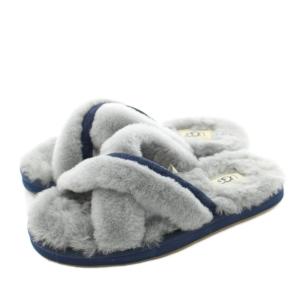 アベラ W ABELA スライドサンダル ムートン US6 グレー 1017548 /HN