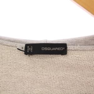 DSQUARED2 ジップアップパーカー ジャケット アウター スウェット ロゴ プリント S グレー /BB