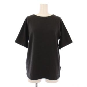 24SS スラブ天竺ラグランTEE2 Tシャツ カットソー 半袖 クルーネック 無地 ストレッチ F ダークグレー
