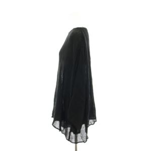 Plage 22SS カラミリラックス KARAMI RELAX リネンブラウス カットソー ボートネック 長袖 シアー