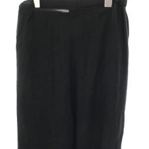 Plage 24SS georgetteパンツ ワイドパンツ イージー 38 黒 ブラック 24030922712020
