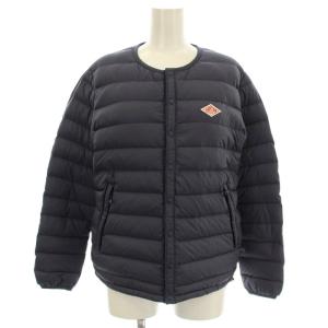 インナーダウン クルーネックジャケット JD-8748 ノーカラー ダウンジャケット 36 ネイビー 紺