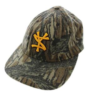 キャップ 迷彩 ウール ベースボールキャップ F カーキ /G