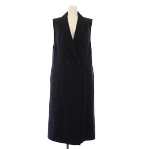 バックサテンクレープジレ 38 ネイビー 531-2250712