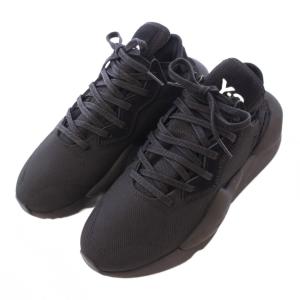Y-3 ヨウジヤマモト KAIWA ローカットスニーカー シューズ 厚底 ロゴ US7 25cm 黒 ブラック