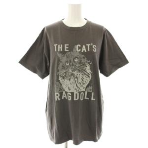24SS CATTシャツ カットソー 半袖 プリント F グレージュ WGZ1041406A0001 /HN