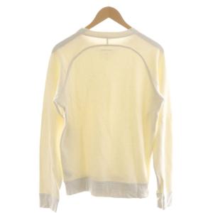 three dots スウェット トレーナー 長袖 M 白 ホワイト TG293MY /RR JS