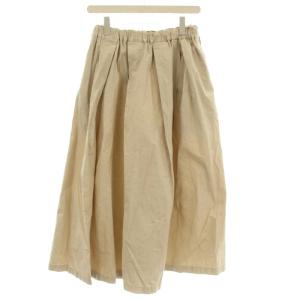 ボリューム フレアスカート MP-2204 ロング スカート 36 ベージュ /G