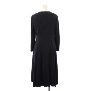 ANAYI 23SS ワンピース ロング 長袖 38 黒 102311-14-010-65-380 /KH
