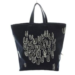 トートバッグ za9182 palmier tote bag キャンバス ネイビー 紺 /G