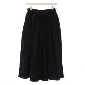 21SS culotte pants ガウチョパンツ ワイド イージー ブラック S211-28 /KH