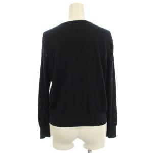 ANAYI 20SS カーディガン 102018-16-810-65 花柄 ニット 長袖 38 ネイビー 紺 /G