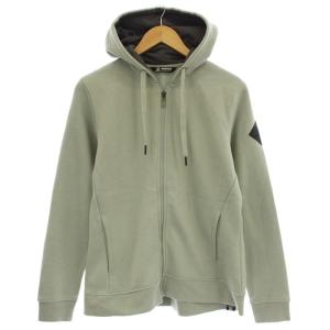 パーカー スェット C16110 裏起毛 ジップアップ M セージグリーン 緑 /G