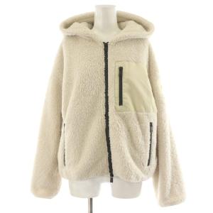 KIA ボアジャケット ロゴ 1 ホワイト LTAT21A4870