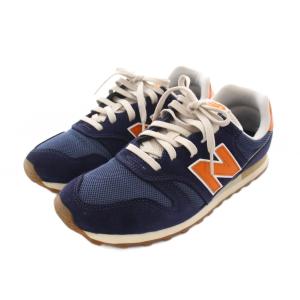 ML373HN2 スニーカー US8 ネイビー オレンジ