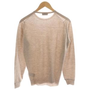 JOHN SMEDLEY ニット セーター 長袖 ウール S ベージュ /AN46