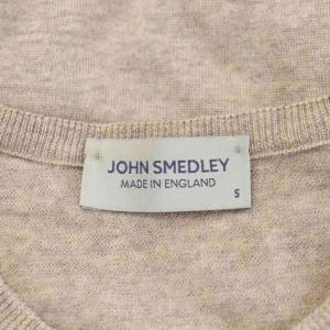 JOHN SMEDLEY ニット セーター 長袖 ウール S ベージュ /AN46