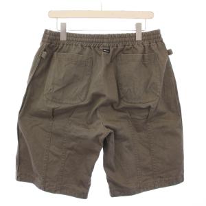 UNDERCOVERISM コットンボンデッジショーツ ショートパンツ イージー ウエストゴム 無地 3 カーキブラウン UI1B4506